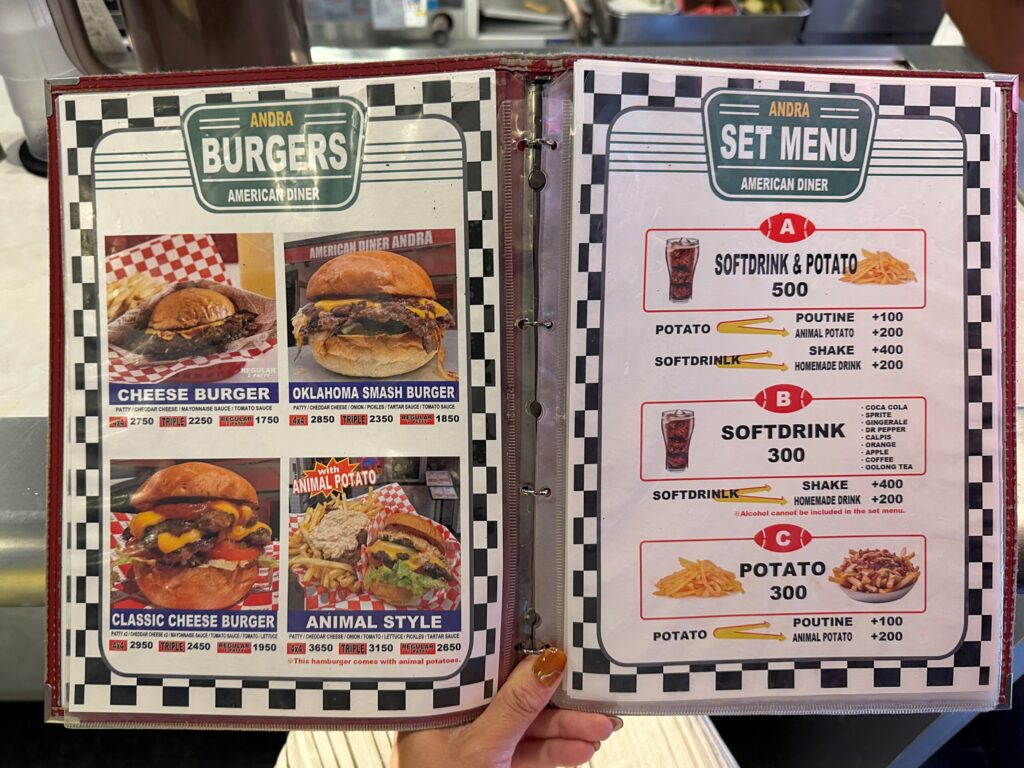 アメリカンファストフード大判ドリンクメニューサイン コレクション